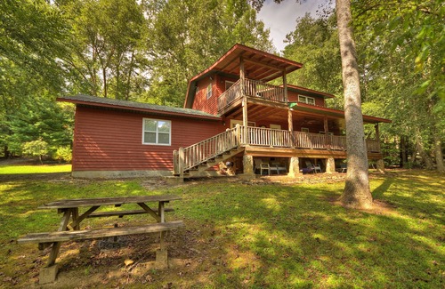 Blue Ridge Cabin | Toccoa River Escape | River Front | Gas Grill