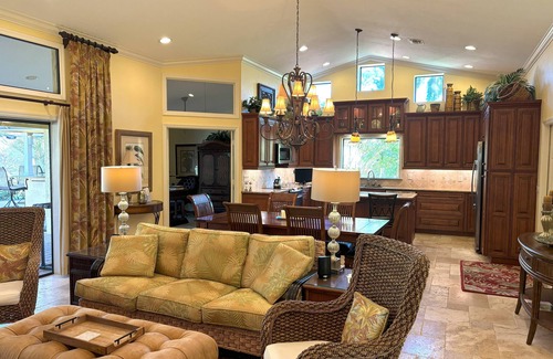 East Naples House | Tommy Bahama Style 4 BR/3 BA Home with Pool in Foxfire Golf and Country Club