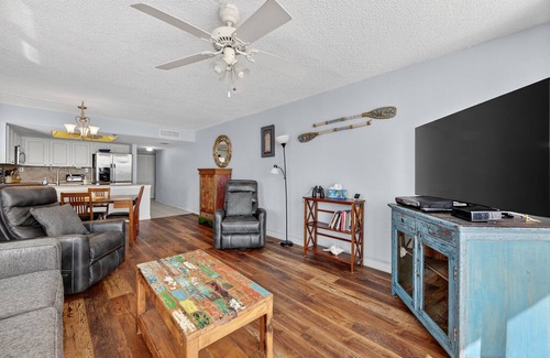 New Smyrna Beach Condo | Top floor beachfront condo in peaceful NSB