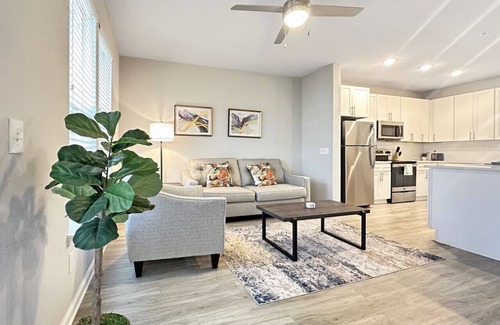 Clearwater Apartment | Top-Floor Luxury 1 BR with Pond and Pool Views