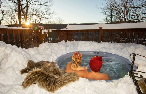 Denver Villa | Tranquil escape with/hot tub views. 2.5 hours from NYC. On the market for sale.