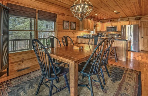 Mineral Bluff Cabin | Tranquility- Pet Friendly | Mountain View | Hot Tub | Pool Table | Shuffleboard | Ping Pong