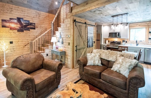 Franklin Cabin | Treehouse, Hot Tub, Creekfront, Starlink Wi-Fi, Firepit