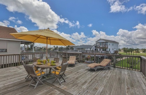 Galveston House | Tropical Oasis In Beautiful Galveston-tiki Island 3 Bedroom Home by RedAwning