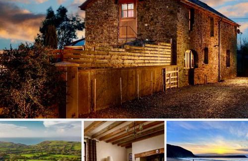 Tan-y-groes House | Trysor Holiday Cottage, Cardigan Bay with sea views