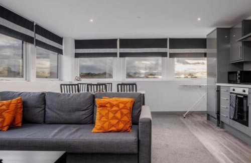 Yeadon Apartment | Two Bedroom Flat by Brookland Stays Serviced Accommodation Short Lets Leeds with Free WiFi