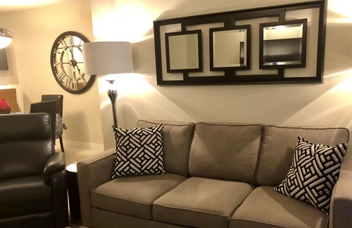 Kelowna Central Business District Condo | Two bedroom two bath downtown condo just steps from the pool and hot tubs