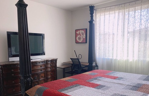Riverside House | Two Bedrooms On The First Floor : Big Master Room With Separate Bathroom
