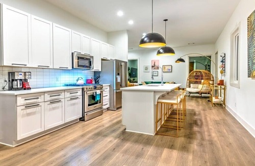 Berry Hill House | Two Brand New Luxury Homes! Rooftop + Hot Tubs!
