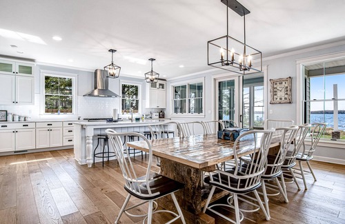 St Germain House | Two dog-friendly lakefront homes with docks, kayaks, rowboat, firepits & beach