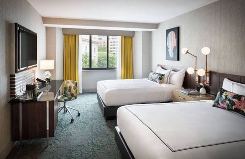 Downtown Washington D.C. Hotel | Two Queen Beds, City View, The Darcy DC, Steps from White House