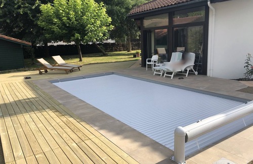 Lit-et-Mixe Villa | Typical modern Landes house with heated swimming pool and Jacuzzi