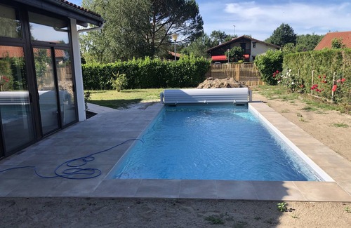 Lit-et-Mixe Villa | Typical modern Landes house with heated swimming pool and Jacuzzi