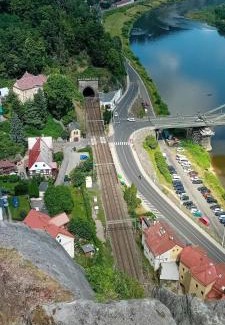 Decin Apartment | U Bocmana s výhledem na zámek a Labe