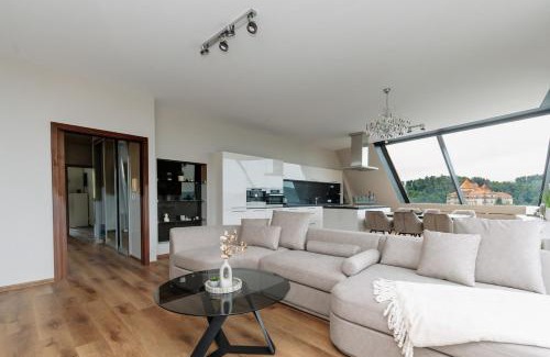 Karlovy Vary Apartment | Unique Penthouse with terrace and exceptional view