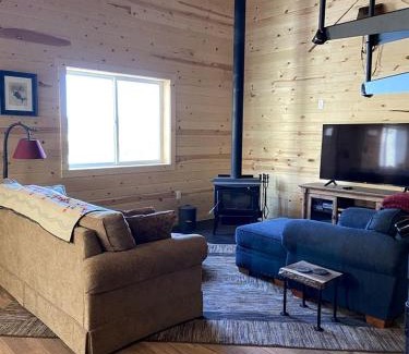 Cameron House | Unique Rustic Barn Retreat with Game Room near Yellowstone in Ennis, Montana