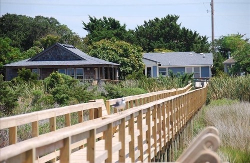 Salvo Cottage | Unique Soundfront Cottage with Guesthouse, Pool, Hot Tub, Dock