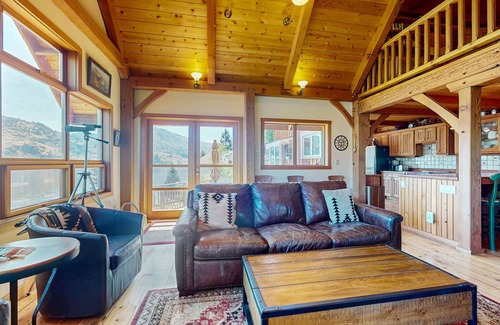 Chelan House | Unique South Shore lakefront retreat w/private hot tub and lake views
