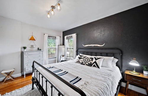 Speer House | Unique & Spacious Home With Backyard & Patio