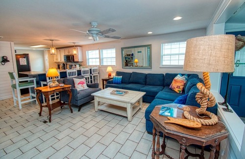 Carolina Beach Cottage | Updated beach cottage, ocean views. Tons of Outdoor Space!