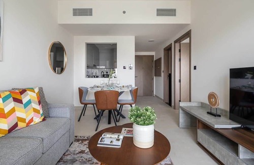 Jadaf Apartment | Upscale 1BR Apt w/Spacious Balcony - Sleeps 3