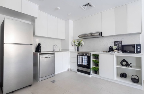 Umm Suqeim 3 Apartment | Upscale 2BR w Partial Burj Al Arab Views!