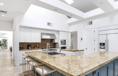 The Mesa House | Upscale home with private pool and hot tub, firepit, room for entertaining