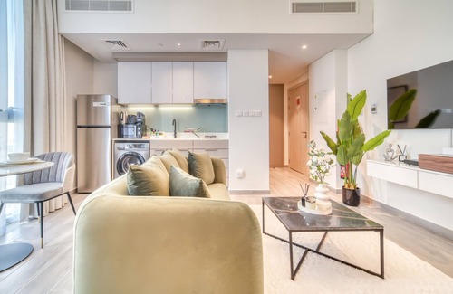 Dubai Production City Apartment | Upscale Studio at Mesk 1 Midtown Dubai Production City by Deluxe Holiday Homes