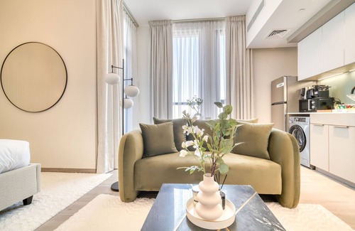 Dubai Production City Apartment | Upscale Studio at Mesk 1 Midtown Dubai Production City by Deluxe Holiday Homes