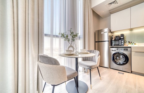 Dubai Production City Apartment | Upscale Studio at Mesk 1 Midtown Dubai Production City by Deluxe Holiday Homes