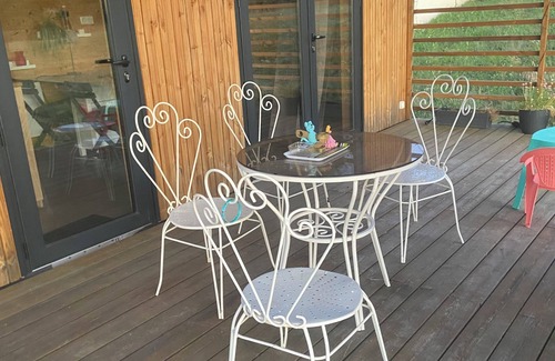 Feytiat Ski Chalet | Upscale Tiny House on large plot, view of Limoges.