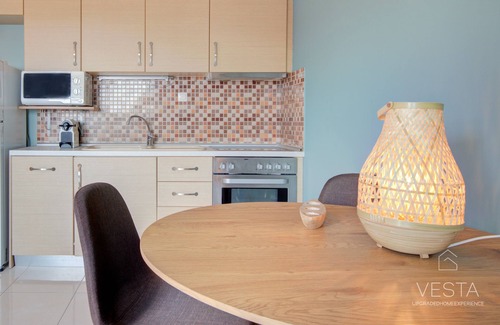 Ano Poli Apartment | Uptown 2-level Apt, private patio & balcony with views