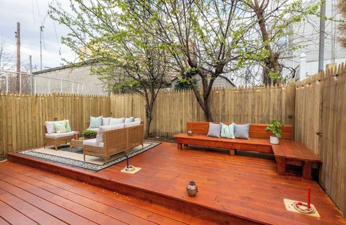 Jersey City House | Urban Escape: Modern 4BR Home, Game Room, Yard, PATH & NYC Bus Nearby.