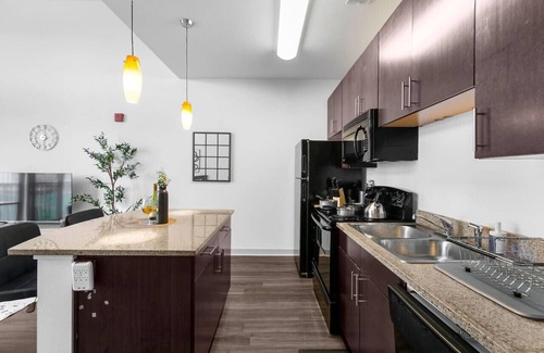 Five Points South Apartment | ~ Urban King Loft: Perfect for City Explorers ~