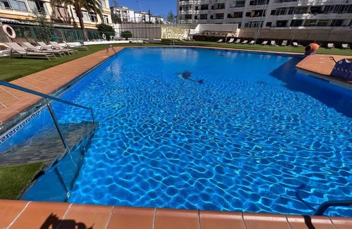 Playa del Ingles Apartment | Vacation Apartment 'Mirador Los Molinos' with Sea View, Shared Pool and Shared Garden