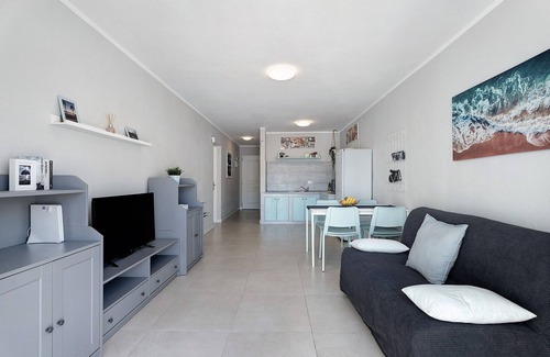 Costa Adeje Apartment | Vacation Home "Holiday Valley Blue Ocean B2" with Sea View, Shared Pool & Wi-Fi