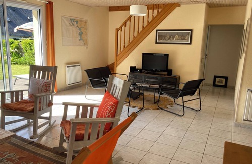 Mesquer House | Vacation home on enclosed land 800 metres from the beach and shops