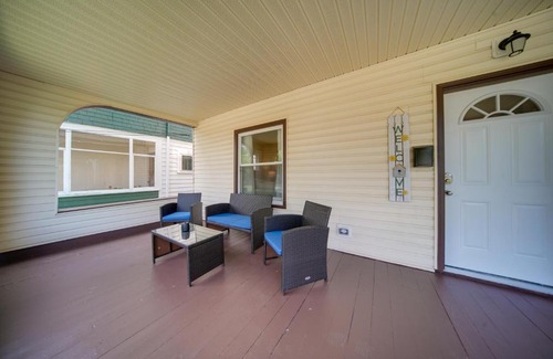 Ashtabula Apartment | Vacation Rental with Porch and Views of Lake Erie!