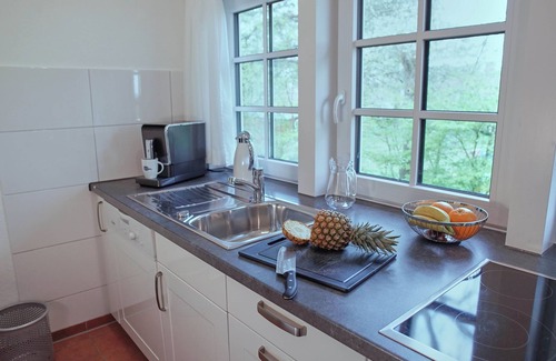 Norddorf Apartment | Vacation with dog, incl. swimming pool and sauna, upper floor over 2 levels up to 4 persons