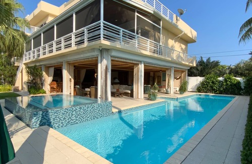 Venetian Shores House | Venetian Shores 5BR/7BA Home with Pool, Spa & Boat Lifts