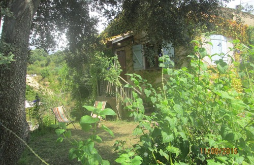 Sarrola-Carcopino Cottage | Very quiet, air-conditioned cottage on private property with valley and sea views