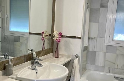 Rota Ski Chalet | Very spacious independent villa with large terraces and fireplace