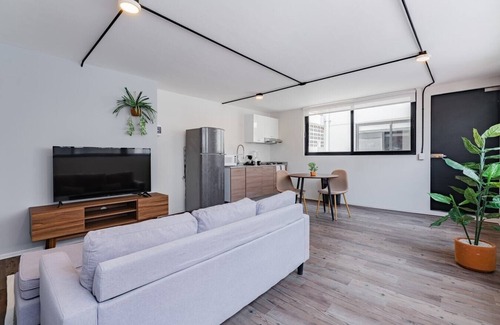 Xochimilco Apartment | VH | Loft Condesa | 1BR + Wifi and Rooftop | 290