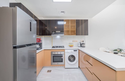 Dubai Apartment | Vibrant Al Furjan Unit Sleeps 4 with Pool and Gym