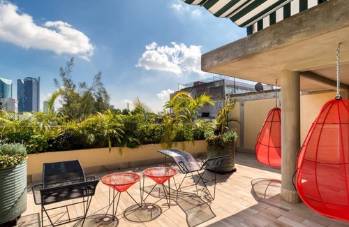 La Condesa Apartment | Vicentino - Colorful 2 Bed Apart in Mexico City