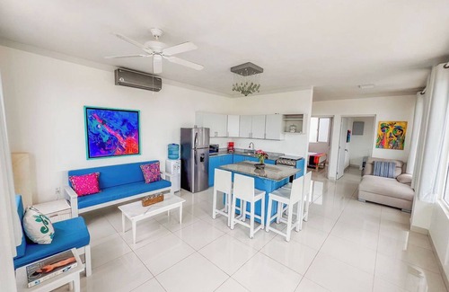 Chelem Apartment | VIDA Chelem-VISTA has amazing views from every room and the rooftop pergola