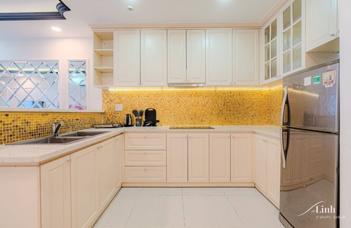 District 4 Apartment | Vietnamese Indochine Apartment 2BRs - 5 minutes drive to the heart of Saigon