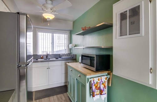 South Mission Beach Condo | View of the water, steps from the beach, bikes and other toys included.