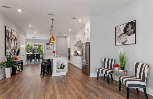 West Panama City Beach House | Views, Roof Patio, Hot Tub, Golf Cart - Bold and Boujee