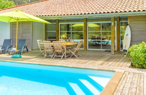 Moliets-et-Maa Villa | Villa avec Piscine Privée | WiFi Gratuit + Parking